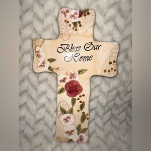Bless this Home Cross Wall Decor